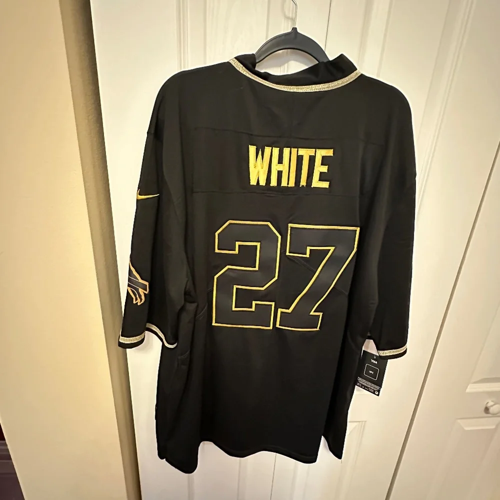 Buffalo Bills No 27 WHITE black and gold jersey. - Picture 5 of 5